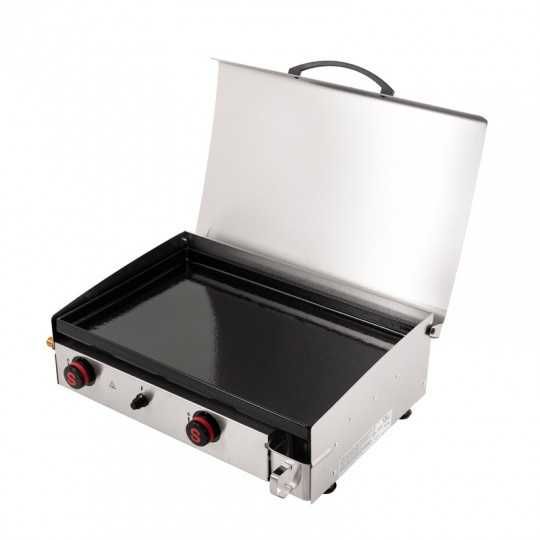 Somagic Arenc płyta grillowa-gaz, kolor srebrny