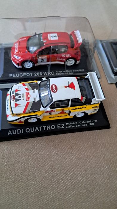 1:43 Rally, audi, citroen, peugeot