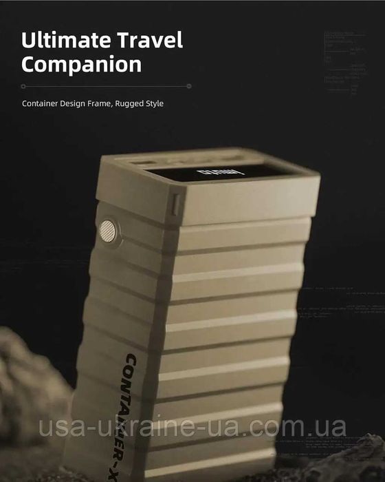 Тактический повербанк зарядное устройство imuto 100W, 26800mAh