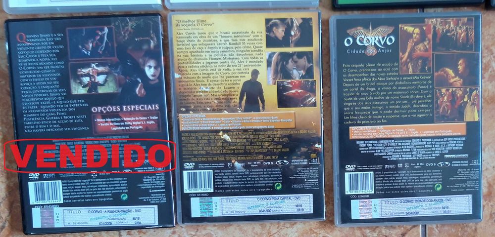 Filmes, Movies acção em formato DVD