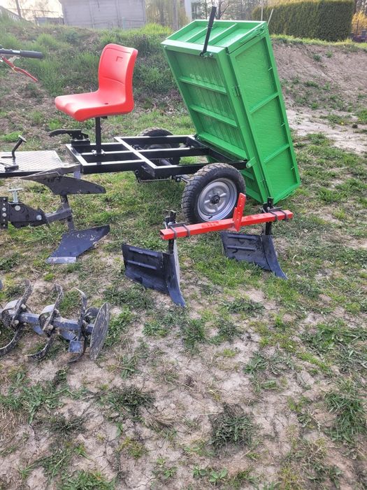 Traktorek glebogryzarka spalinowa