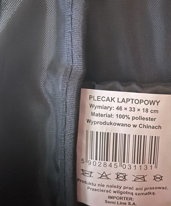 Plecak laptopowy SemiLine 27L