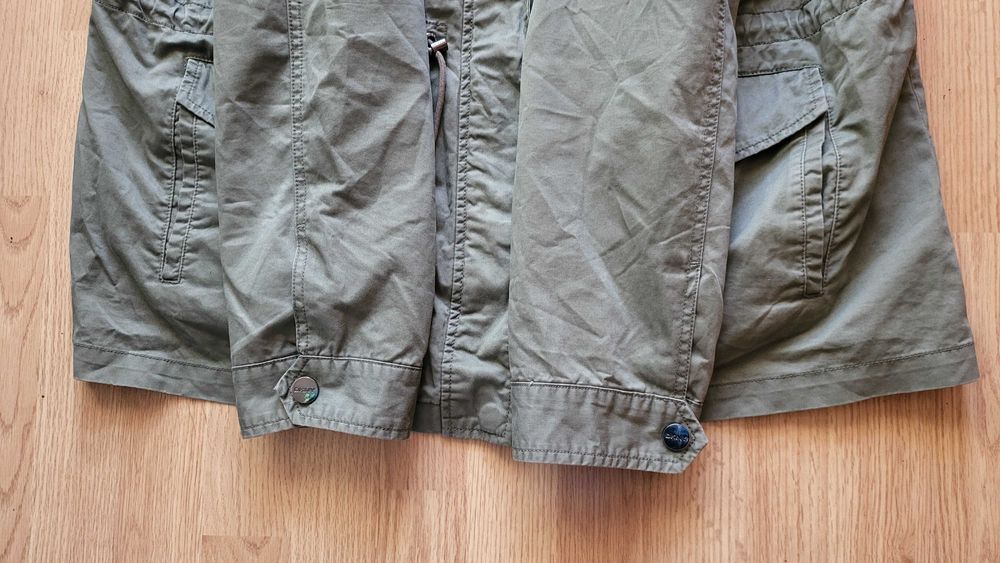 Kurtka DKNY Women's green military jacket