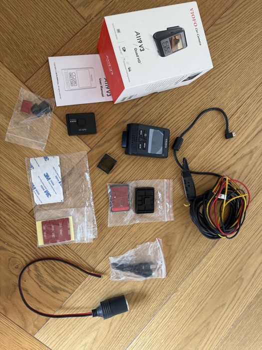 VIOFO A119 V3 Quad HD+ GPS  Car camera wideorejestrator FULL zestaw