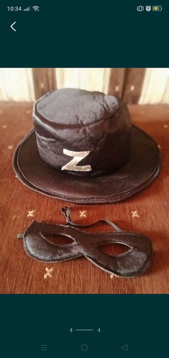 Kostium karnawałowy Zorro r.122/128