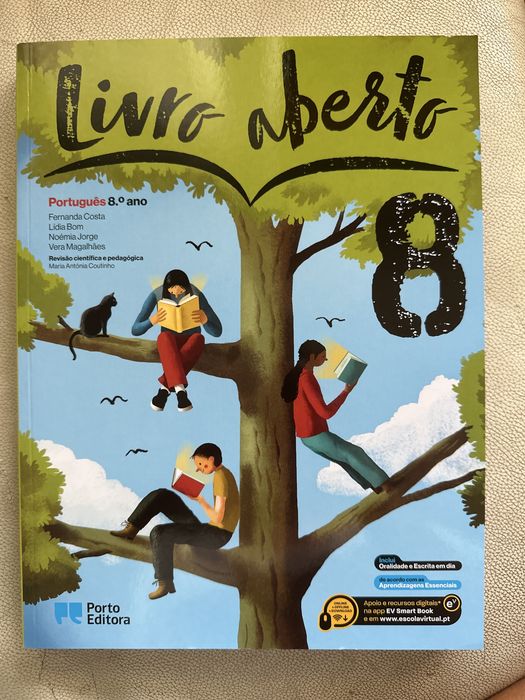 Livros escolares 8o Ano - Livro aberto 8