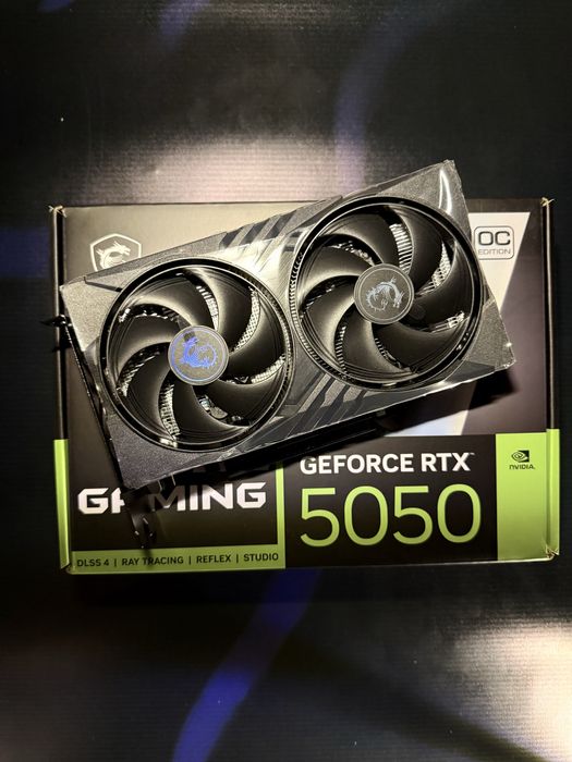 MSI RTX 5050 gaming x (нова) гарантія 3 роки