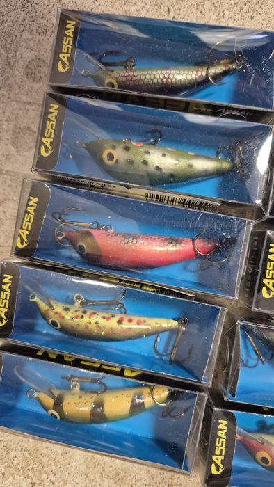 10 oryginalnych pstragowych woblerów Gębskiego  za 150 zł