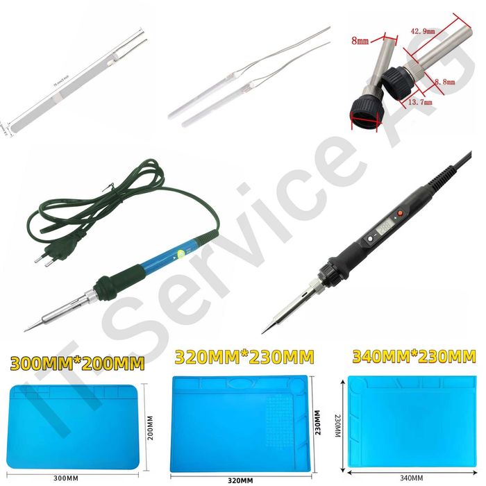 Всё для пайки! Жала Паяльник Припой Оплётка Губка Флюс Паста