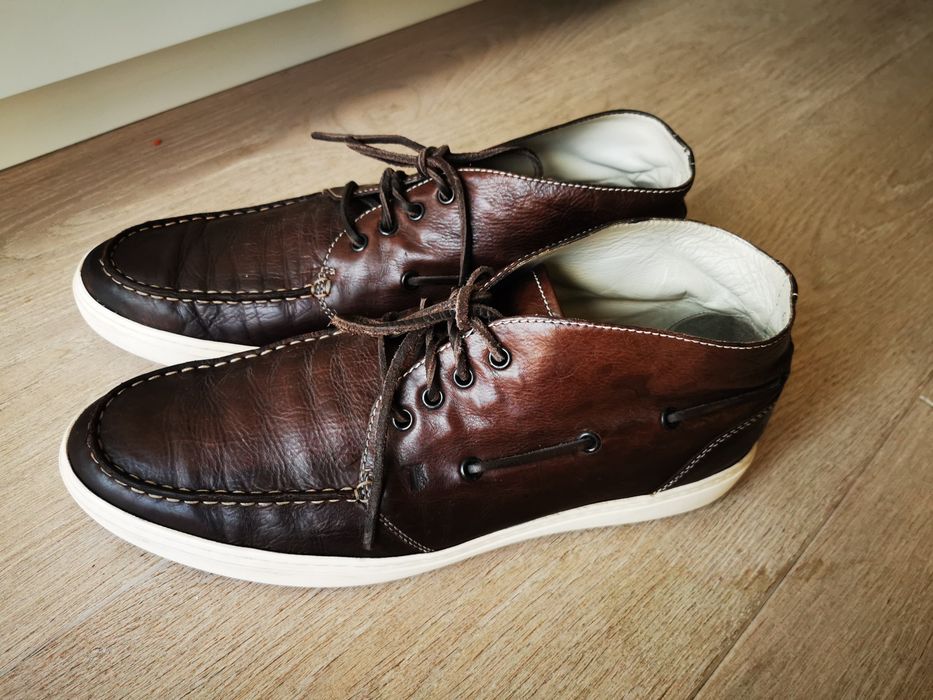 Buty męskie Tod's wiązane skóra licowa r. 45 włoskie Moliera 2