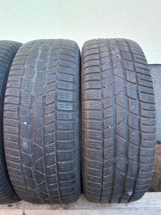 4 opony zimowe Continental 205/60R16, bieżnik 7/6mm.
