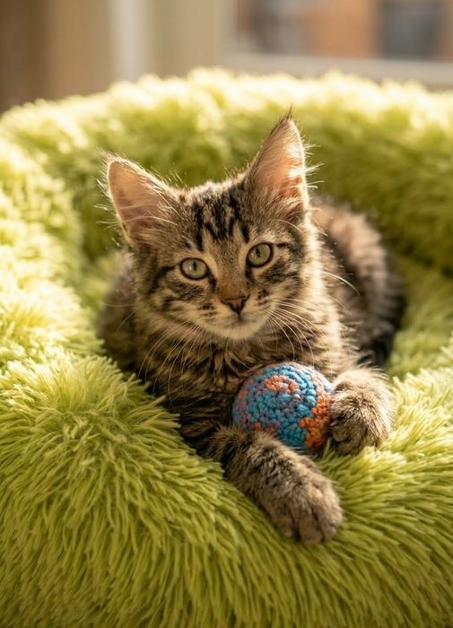 Дуже гарний кошеня-муркотунчик шукає родину.