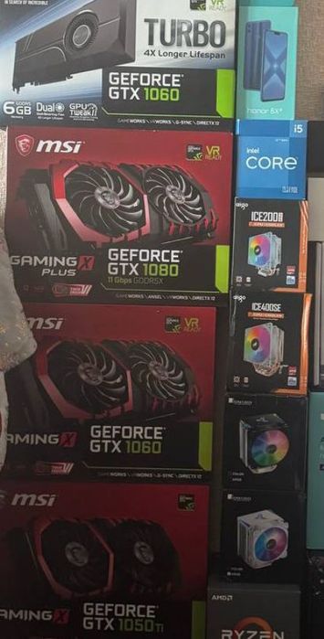 Видеокарти різні RX580-1080