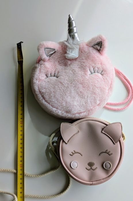 2 torebeczki kotek i jednorożec