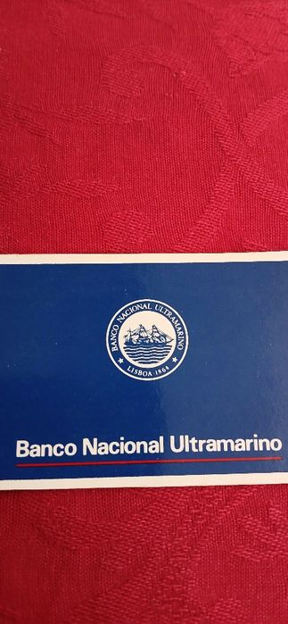 Calendário de bolso Banco Nacional Ultramarino