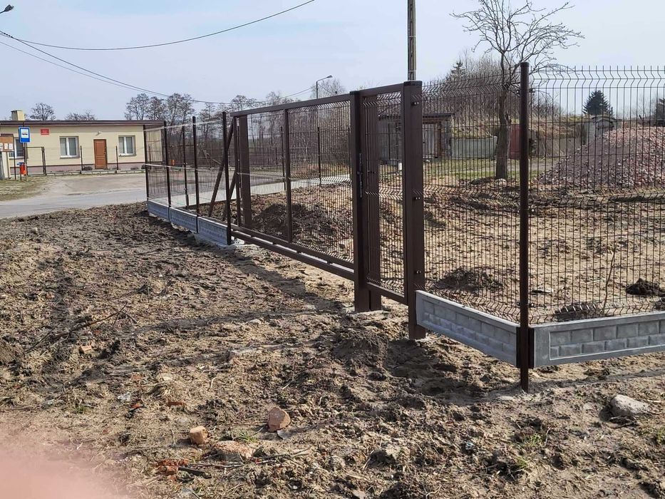 Kompletne ogrodzenie z panelu 3D