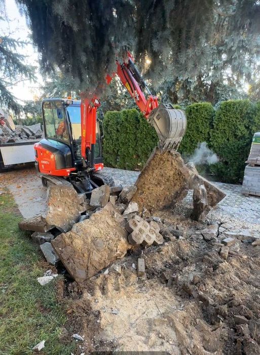 Usługi minikoparką