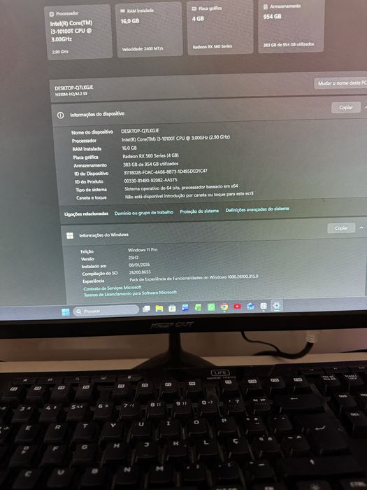 Pc gaming praticamente novo