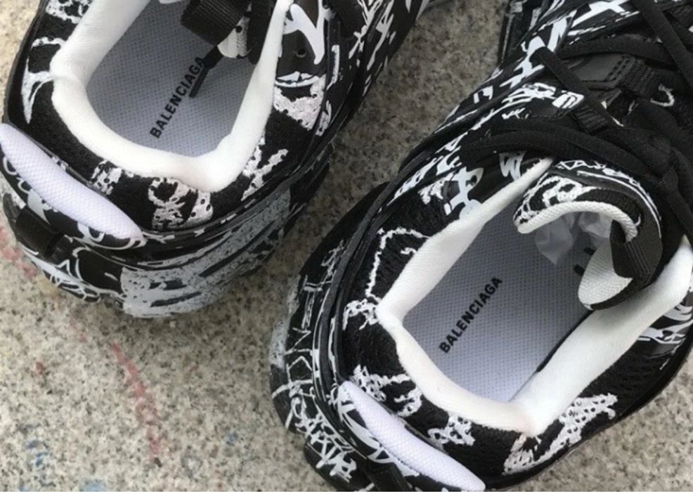 ‼️Кроссовки Balenciaga Track Graffiti Black 41-45