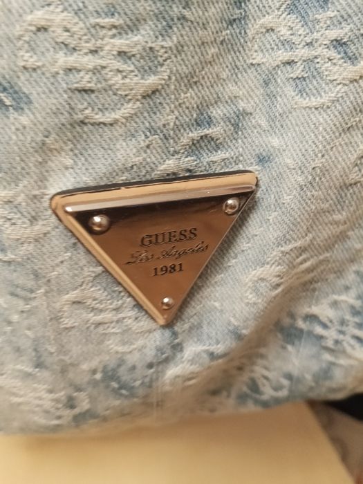 Torebka jeansowe Guess