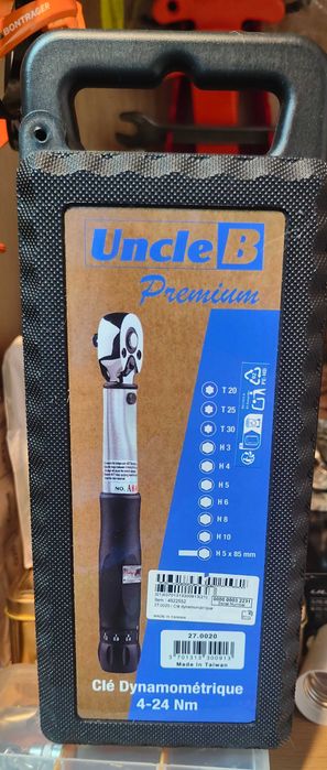 Nowy klucz dynamometryczny Uncle B Premium 4-24Nm