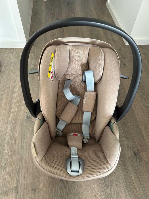 Cybex cloud t i-size + adaptadores carrinho + isofix cloud t