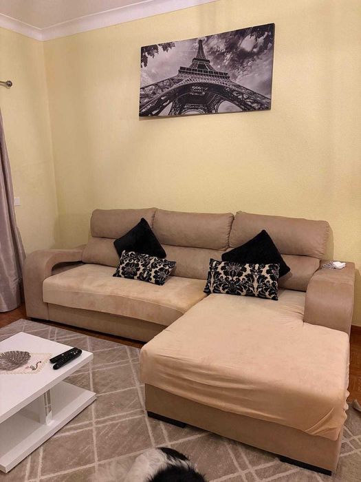 Sofá de 3 lugares com Chaise Long