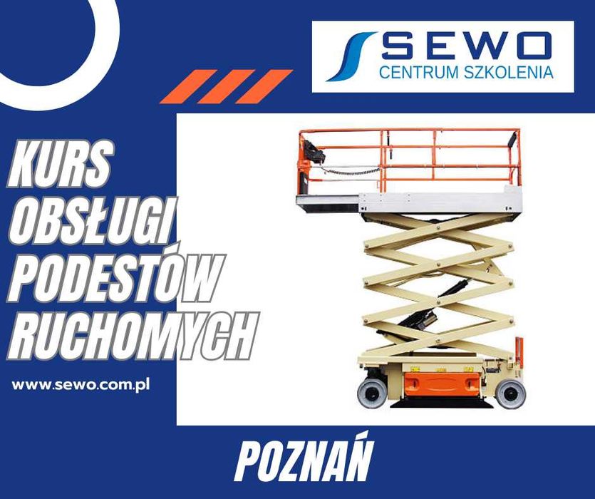 Kurs obsługi PODESTÓW RUCHOMYCH - Uprawnienia UDT