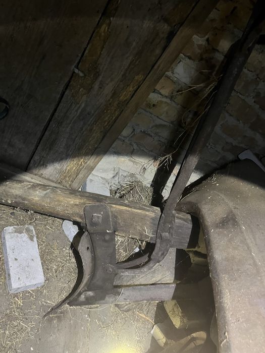 Плуг та борони для городу