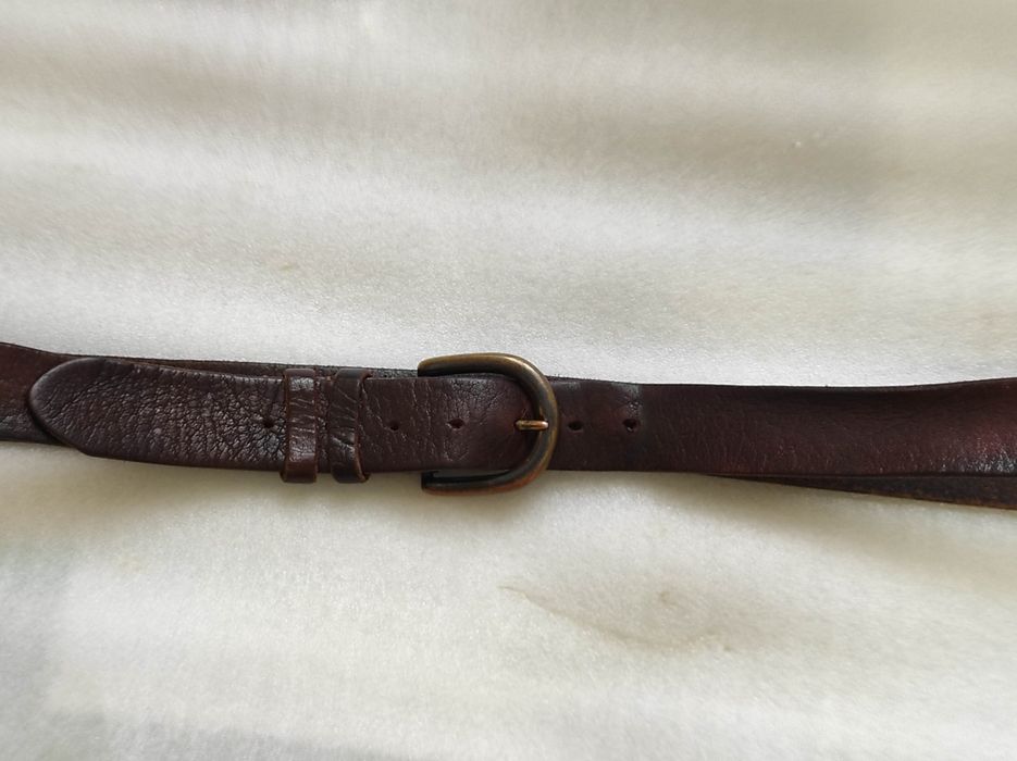Кожаный натуральный ремень в отличном состоянии