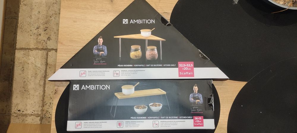 Zestaw 2 półek kuchennych AMBITION