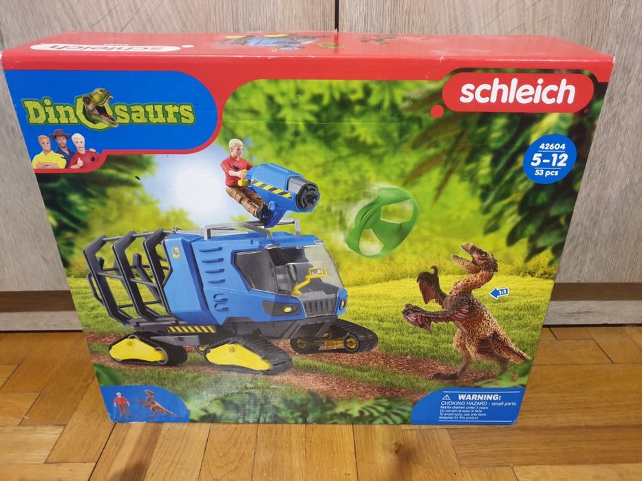 Dinozaur schleich pojazd terenowy
