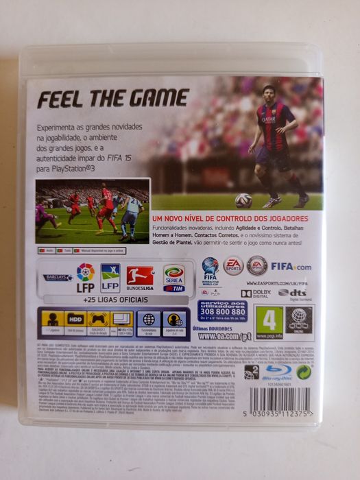 Jogo FIFA 15 para PS3