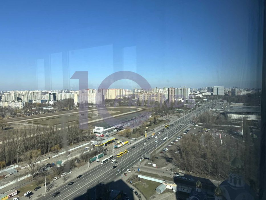 Панорамна двокімнатна квартира в ЖК Метрополіс з чорновим оздобленням