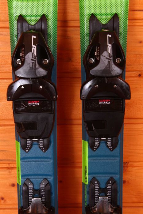 Narty dziecięce Elan Jett 110 cm + Elan 4.5, Rocker, U-Flex, Grip Walk !!!