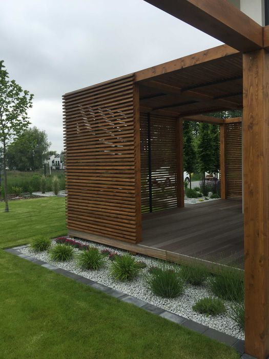 tarasy drewniane i kompozytowe, zadaszenia tarasu,