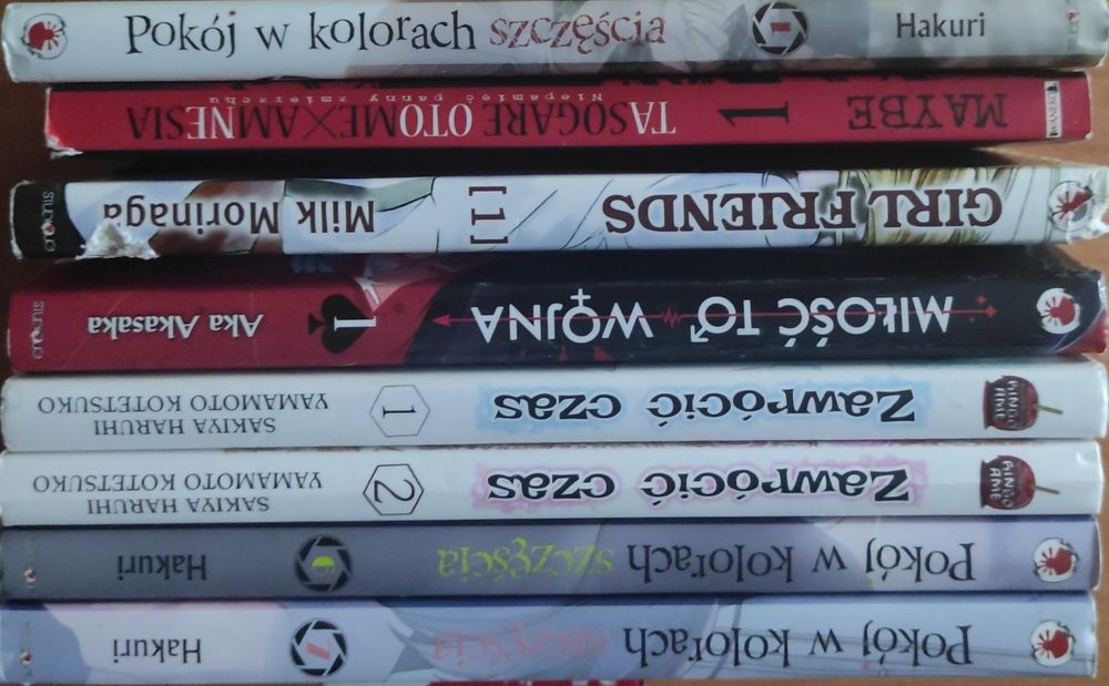 Zestaw 8 sztuk mang