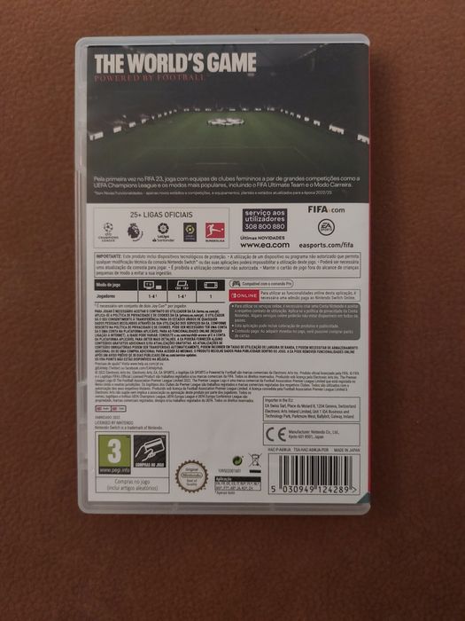 Jogo fifa23 nintendo switch
