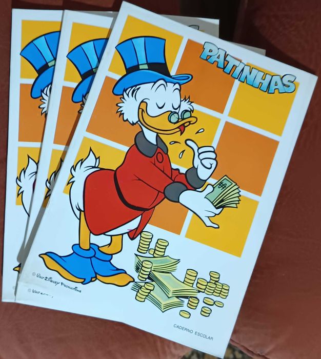 Lote 8 cadernos (1€ cada) Coleção completa Disney marca Ambar anos  80