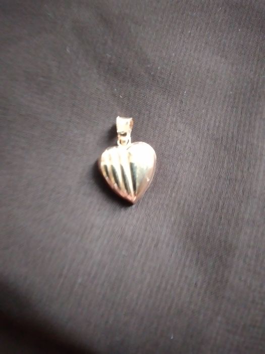 Serduszko ze złota 14 k.