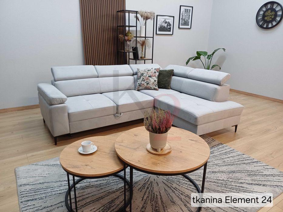 Narożnik Rimo od producenta sofa, kanapa, mały narożnik, gratis jasiek