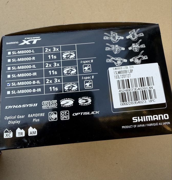 Nowa manetka Shimano XT SL-M8000-B-IL  i-Spec B