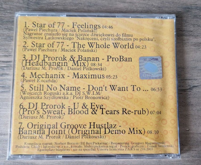 Klubowe orzeźwienie Muzyka klubowa Płyta CD nowa zafoliowana