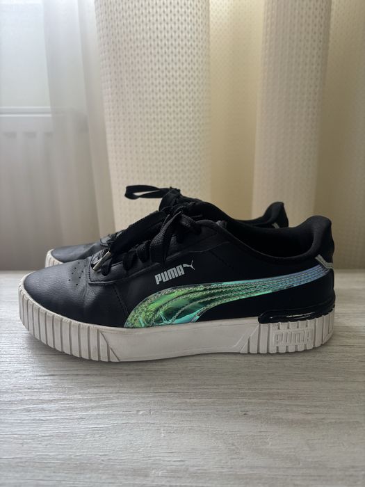 Buty sneakersy Puma Carina czarne wiązane 37