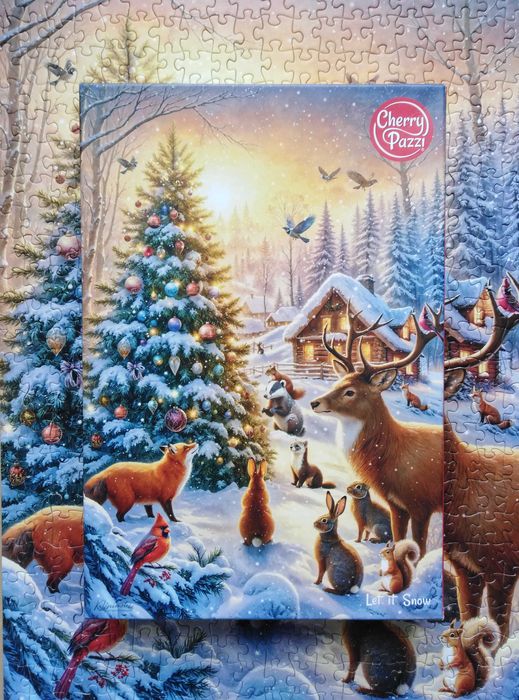 Puzzle * 500 * Christmas  Cherry Pazzi Castorland 3 szt.