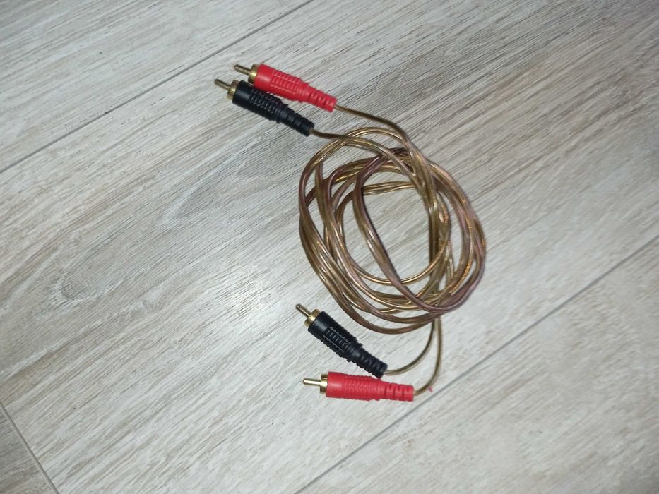 Аудіо кабель 2RCA на 2RCA тюльпани 1.8м