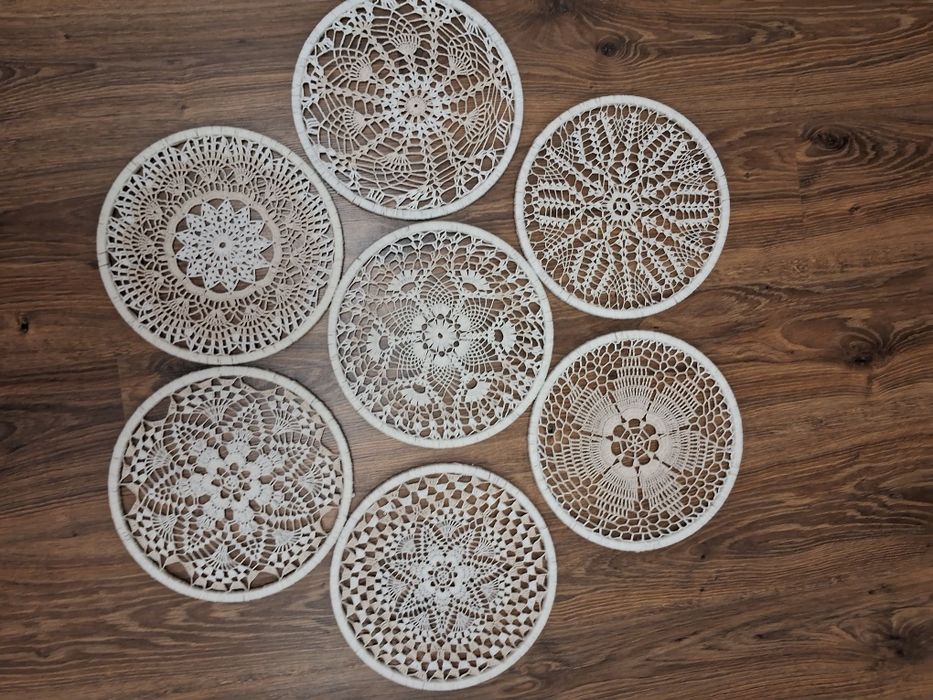 Мандала, панно гачком, ловець снів