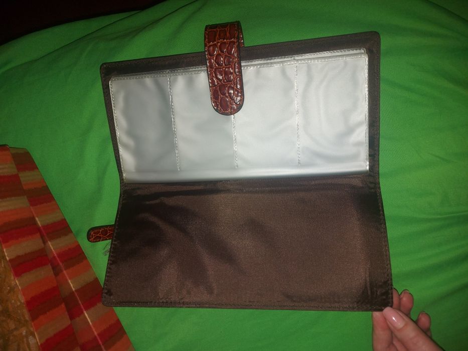 Шкіряна портмоне-візитниця
