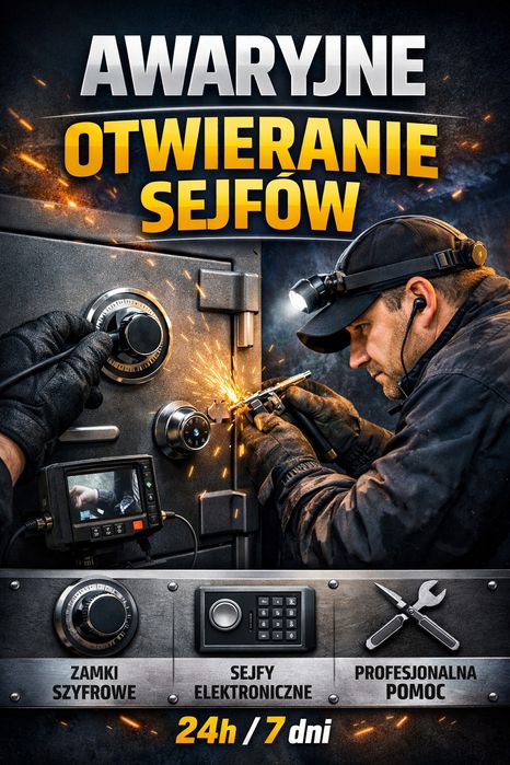 Skup sejfów Awaryjne otwieranie sejfów kas szaf pancernych