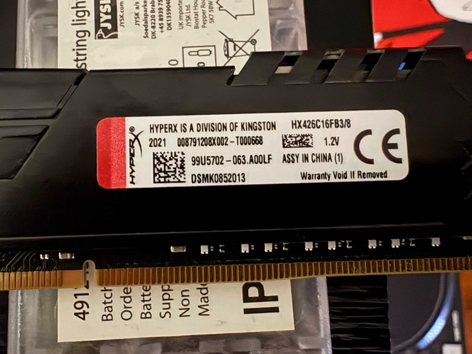 Kingston HyperX 16gb DDR4-2666